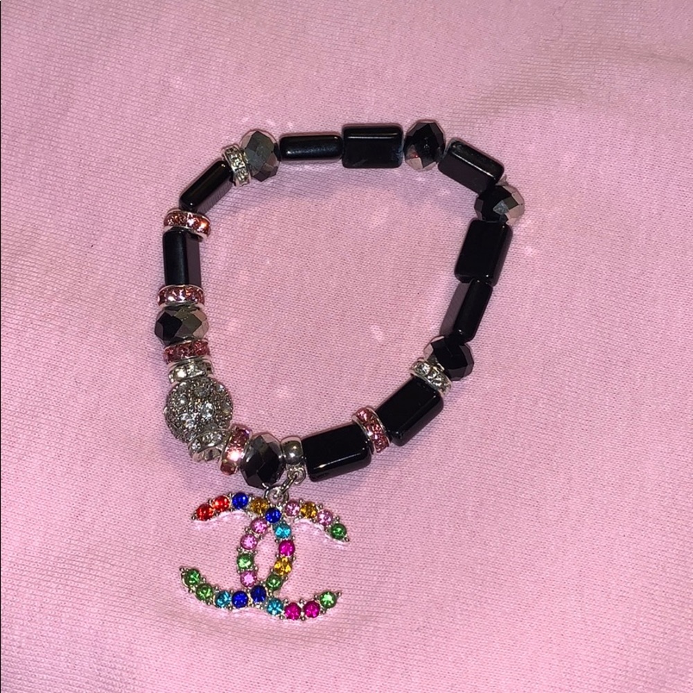 Multicolor charm bracelet